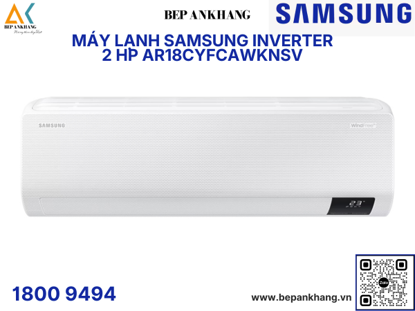 Máy lạnh Samsung Inverter 2.0 HP AR18CYFCAWKNSV